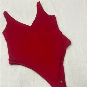🔥🔥🎁Red V-Neck Swimsuit